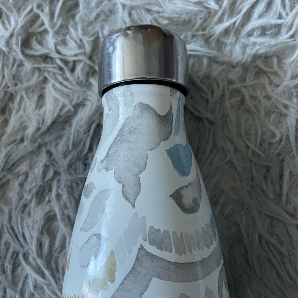 S'well White and Gold Dining Water Bottle - Picture 3 of 4
